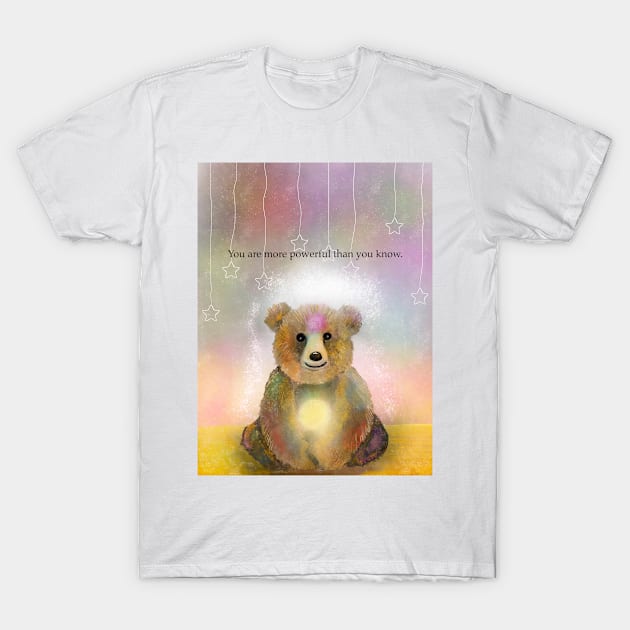 You are more powerful than you know, spirit animal, bear T-Shirt by Treasuredreams